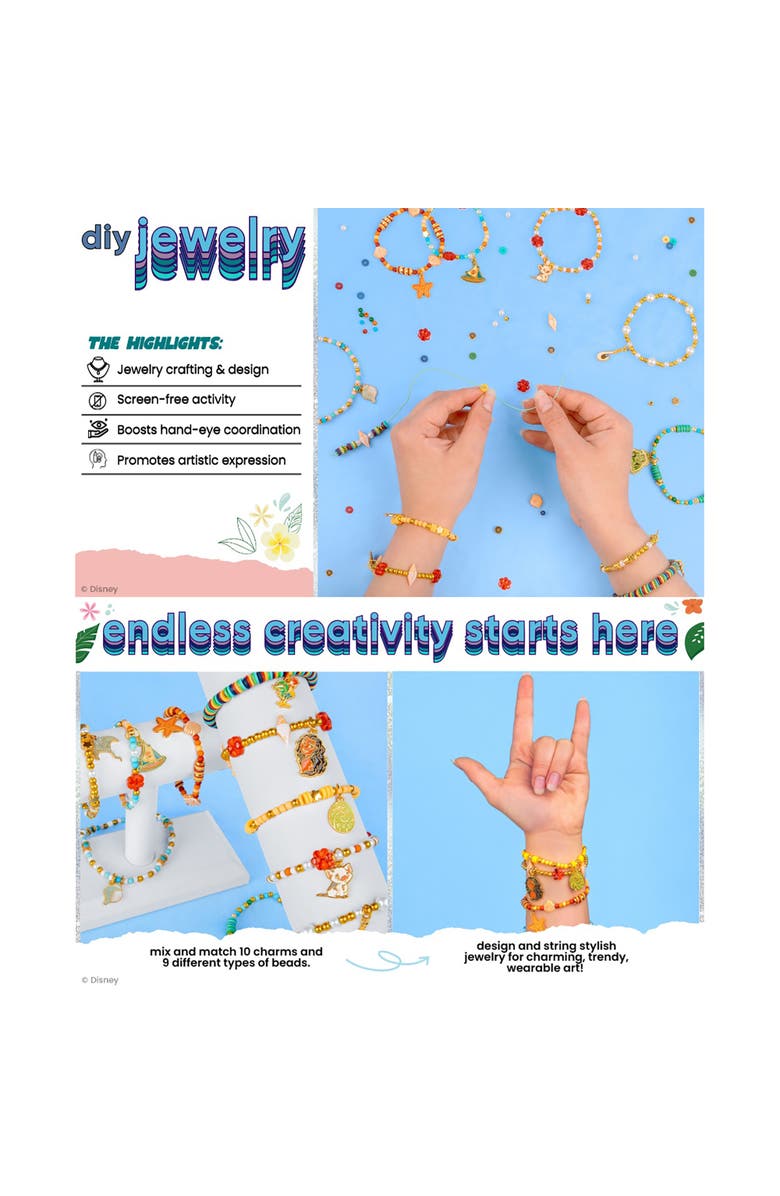 Disney Moana 2 Design & Wear Bracelet Kit, Disney Moana 2 Tropical Tide, Alternate, color, Multicolored