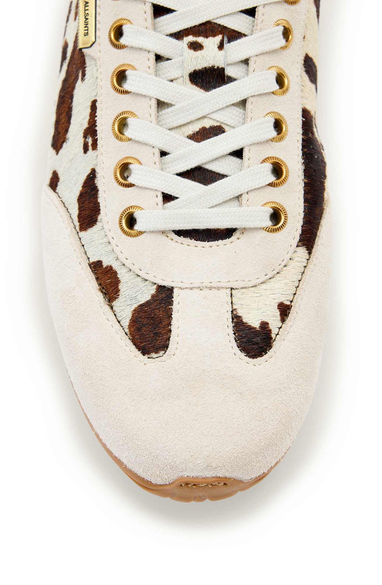 Liam Sneaker, Alternate, color, COW PRINT