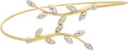 MESHMERISE Diamond Leaf Mesh Cuff Bracelet