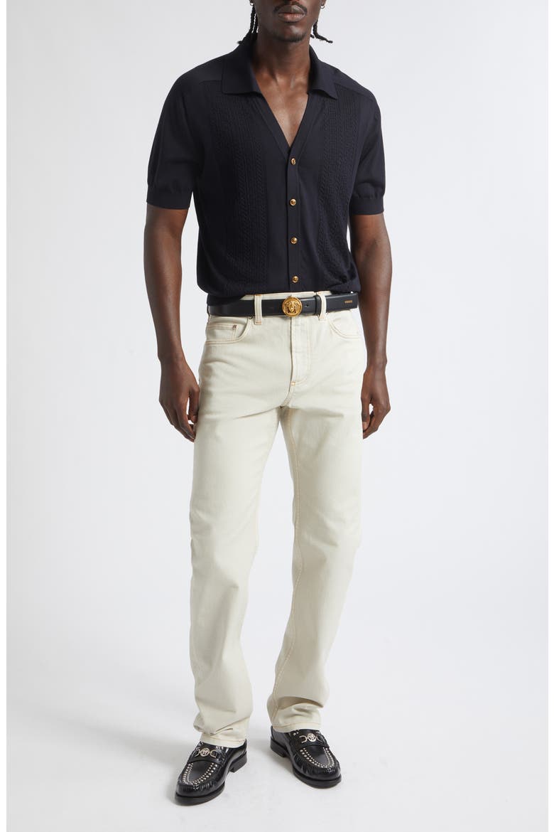 Tapered Leg Jeans, Alternate, color, WHITE
