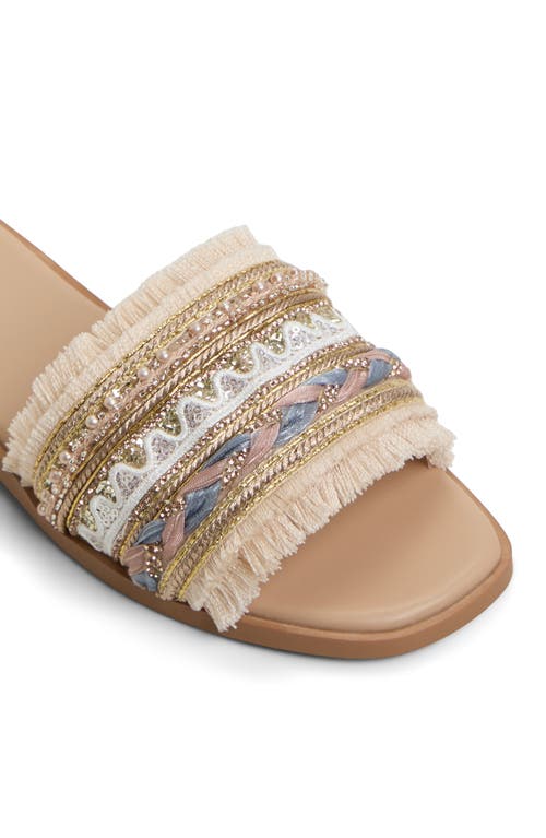 Aldo Women's Coralya Embellished Flat Sandals In Pink