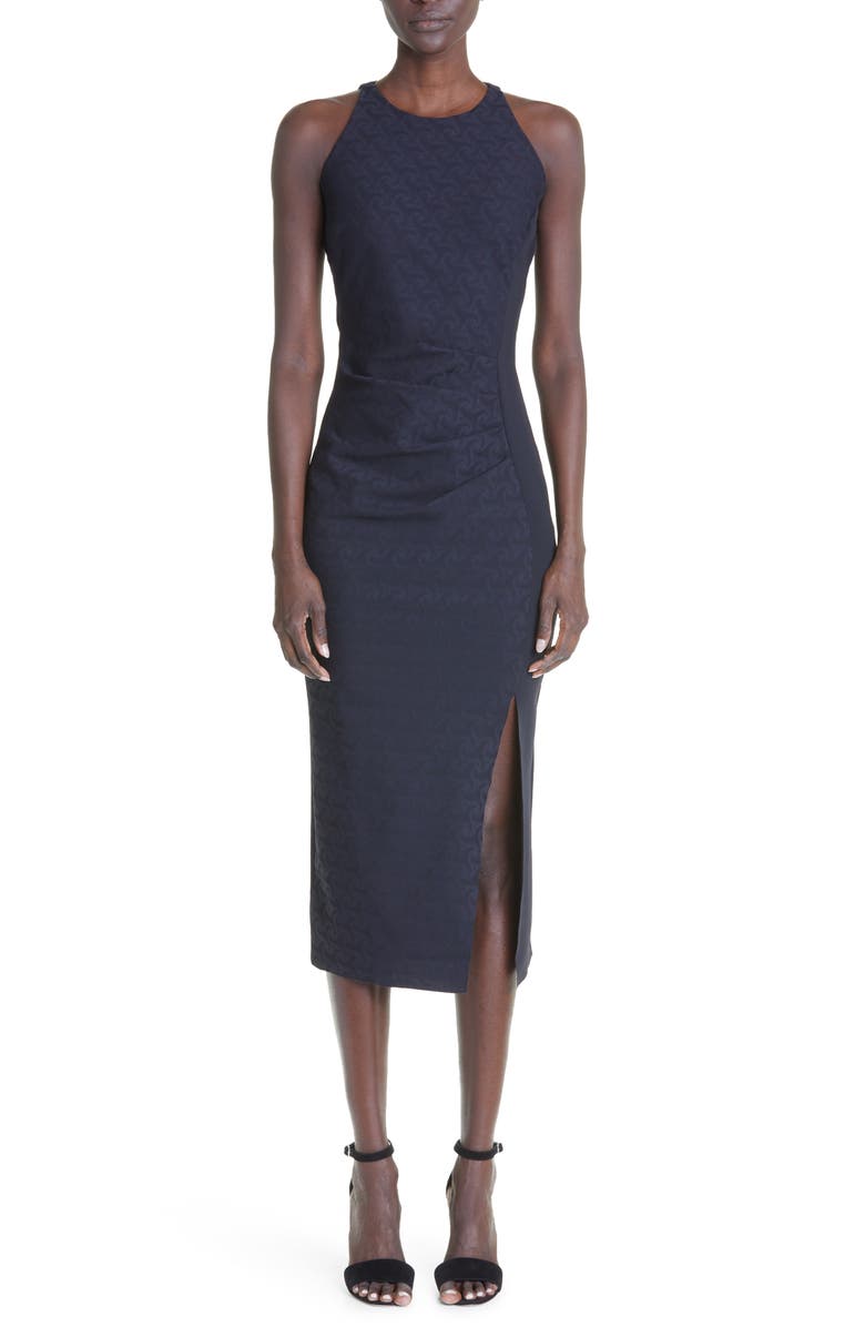 Chiara Boni La Petite Robe Rocca Lace Midi Dress, Main, color, 