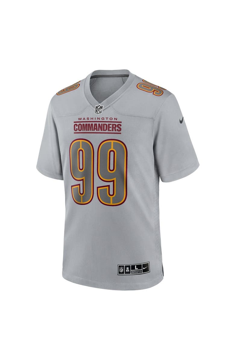 Nike Men's Nike Chase Young Gray Washington Commanders Atmosphere Fashion Game Jersey, Alternate, color, Gray