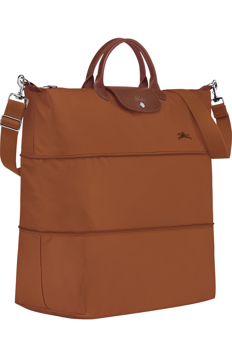 Longchamp The Pliage Expandable Duffle Bag, Alternate, color, Cognac