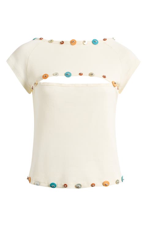 Button Trim Top