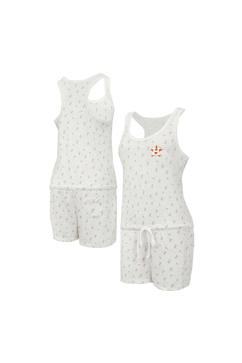Women's Concepts Sport Cream Houston Astros Gardner Hacci Knit Romper, Main, color, Cream
