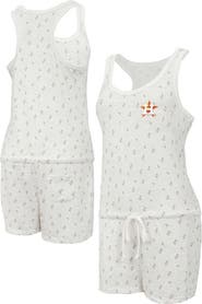 CONCEPTS SPORT Women's Concepts Sport Cream Houston Astros Gardner Hacci Knit Romper