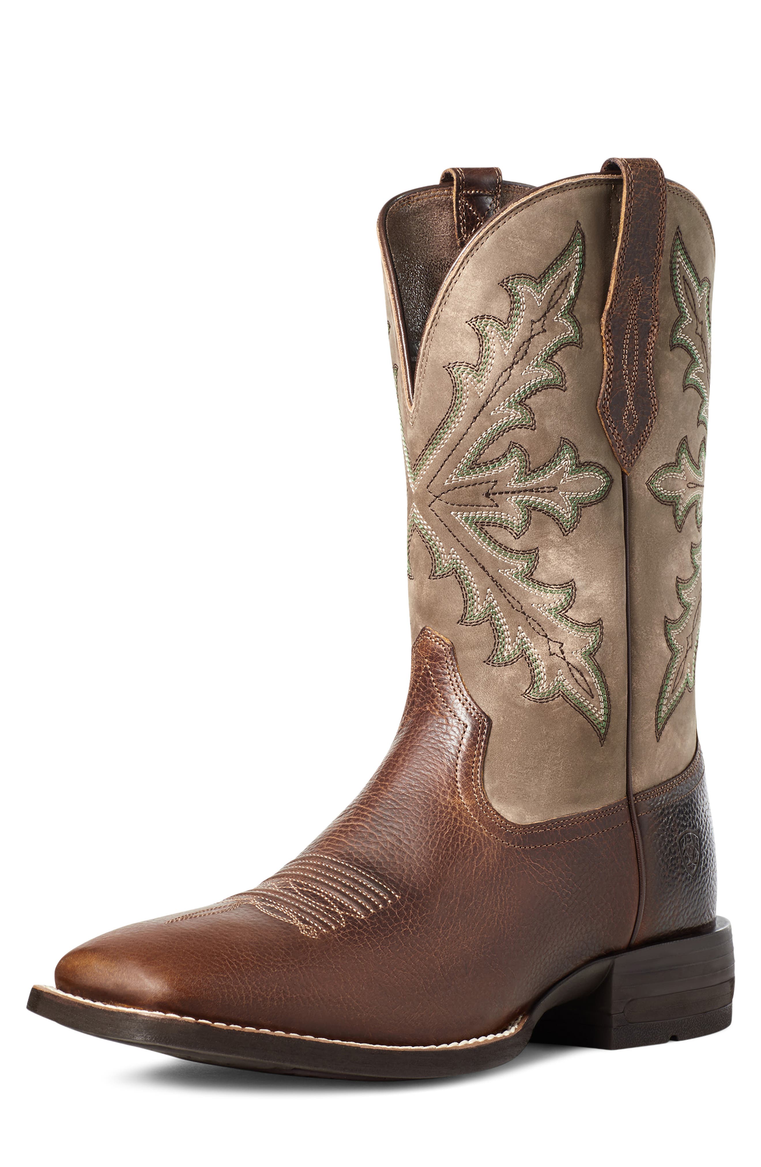 Qualifier Champ Western Boot, Alternate, color, BROWN