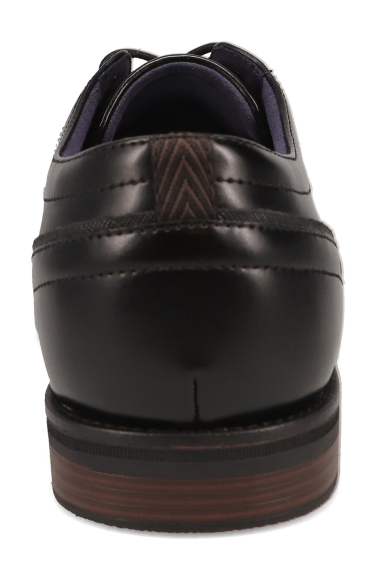 Benton Faux Leather Oxford, Alternate, color, BLACK