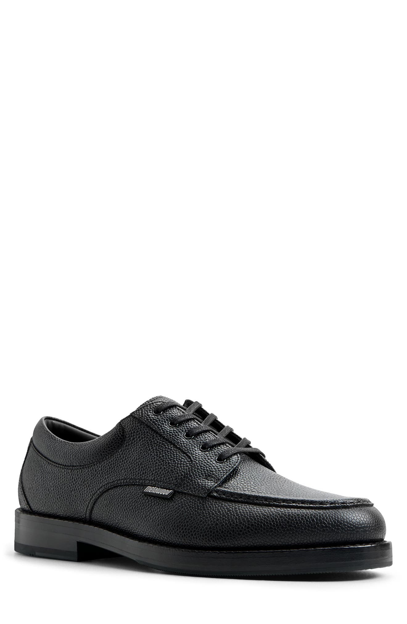Sportocasin Leather Moc Derby, Main, color, BLACK