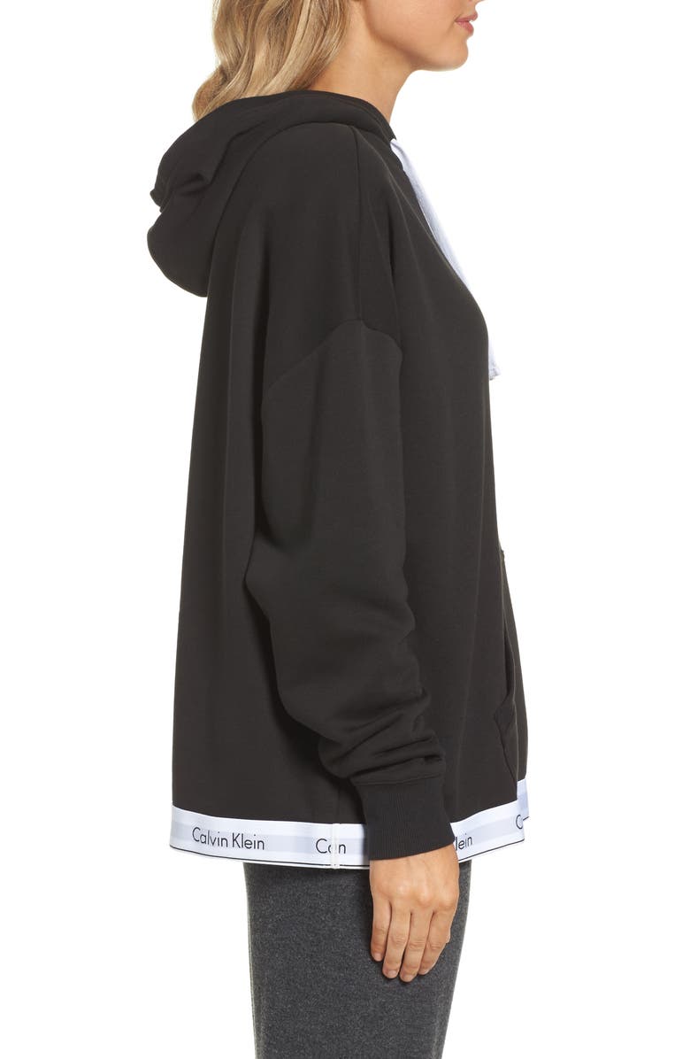 Calvin Klein Modern Cotton Lounge Hoodie, Alternate, color, 