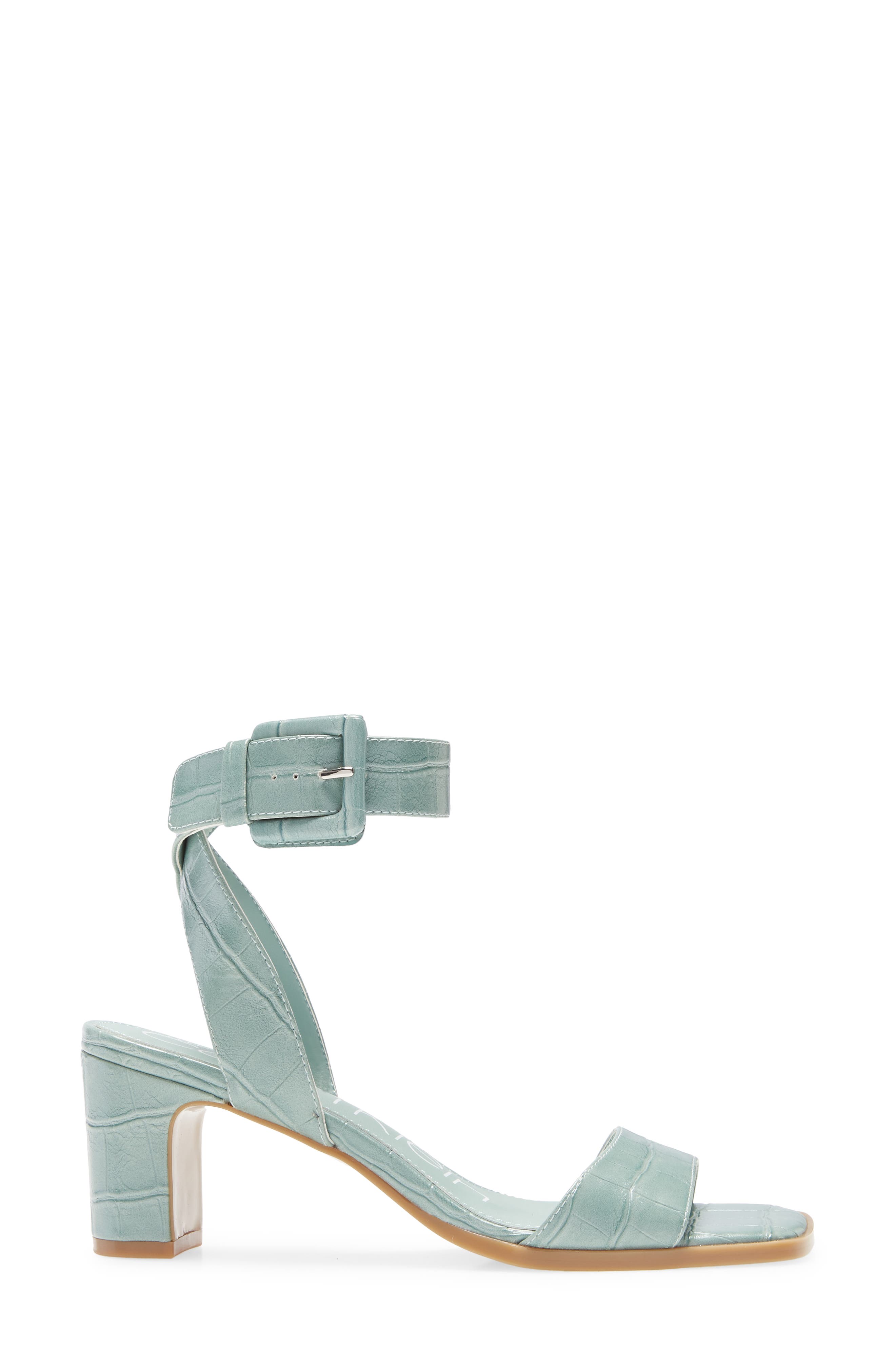 Damita Ankle Strap Sandal, Alternate, color, PETAL GREEN FAUX LEATHER