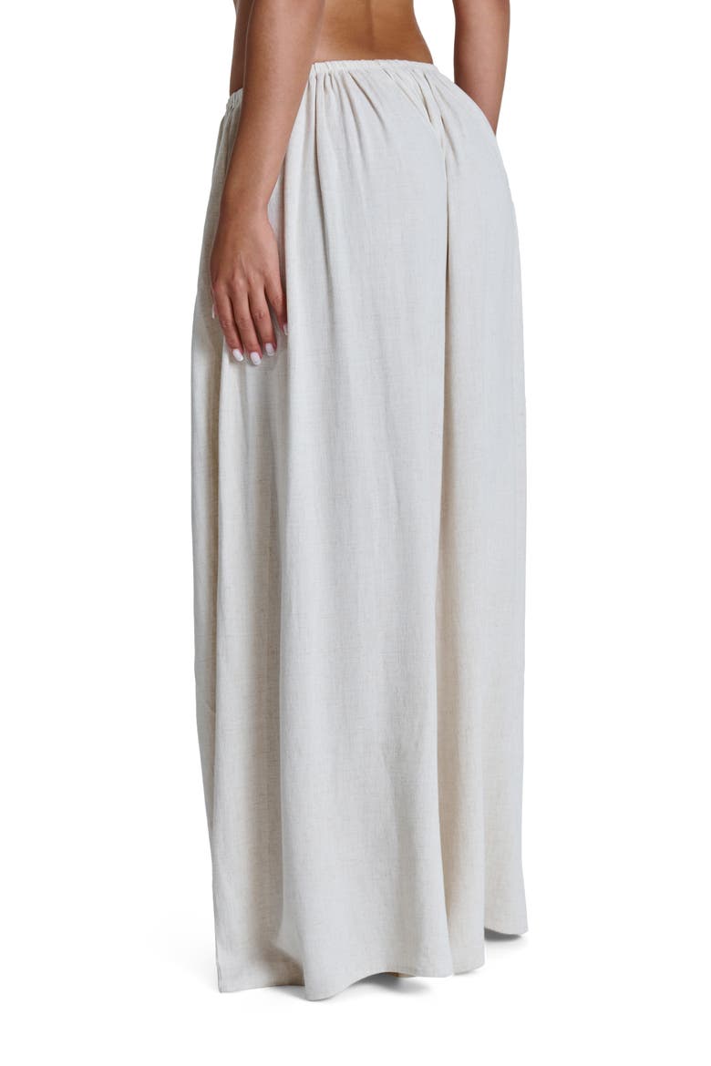 Cotton & Linen WIde Leg Pants, Alternate, color, CREAM