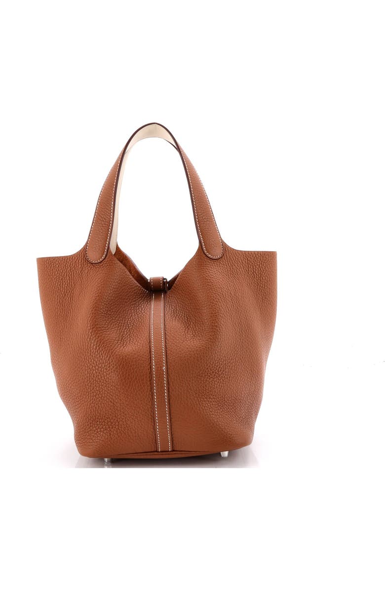Pre-Owned Hermes Eclat Picotin Lock Bag Clemence MM, Alternate, color, Gold