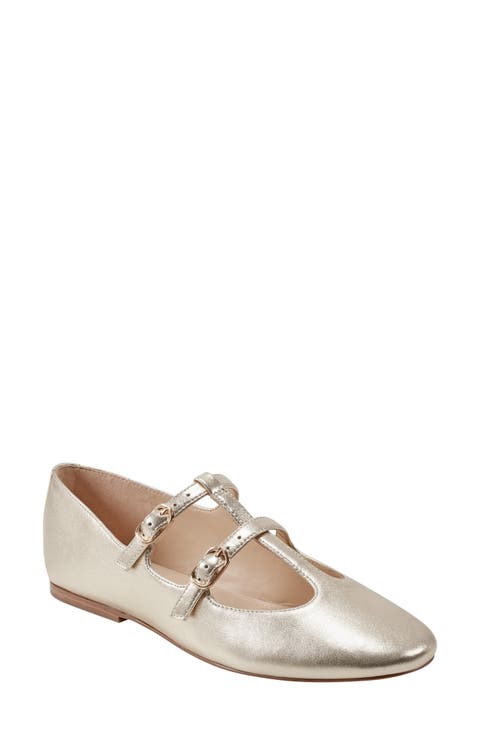 Evie T-Strap Flat (Women)