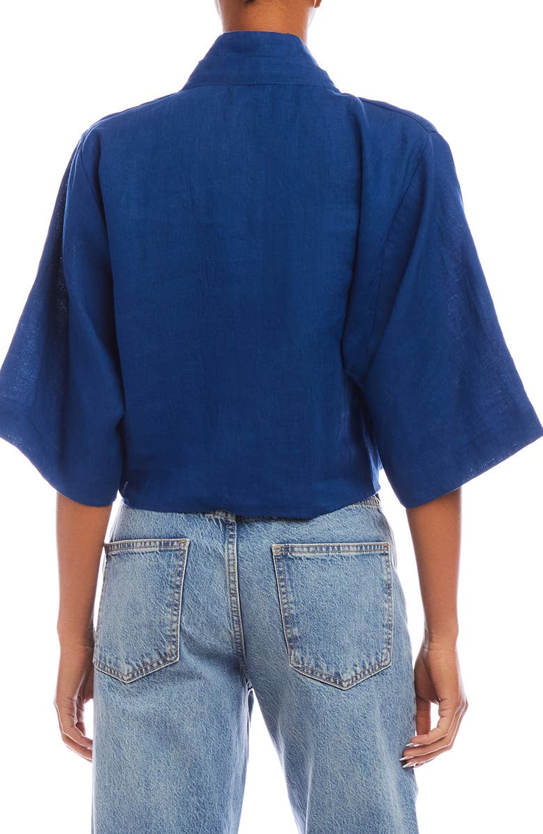 FIFTEEN TWENTY Bernice Tie Front Top, Alternate, color, 