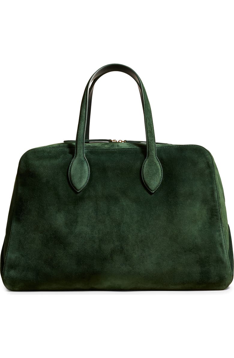 Khaite Large Maeve Suede Weekend Bag, Main, color,