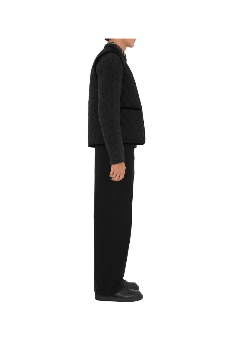 Burberry Quilted Nylon Gilet, Alternate, color, 