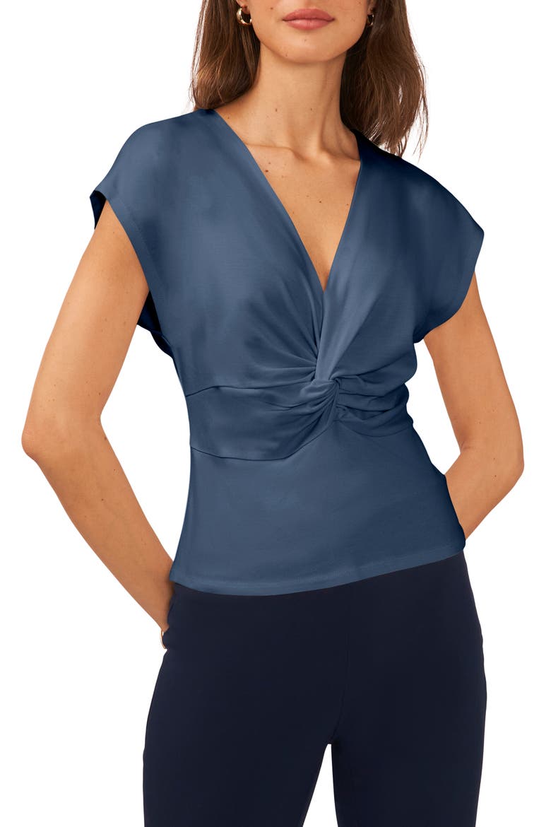 Twist Knit Top, Main, color, SWIFT SEAS
