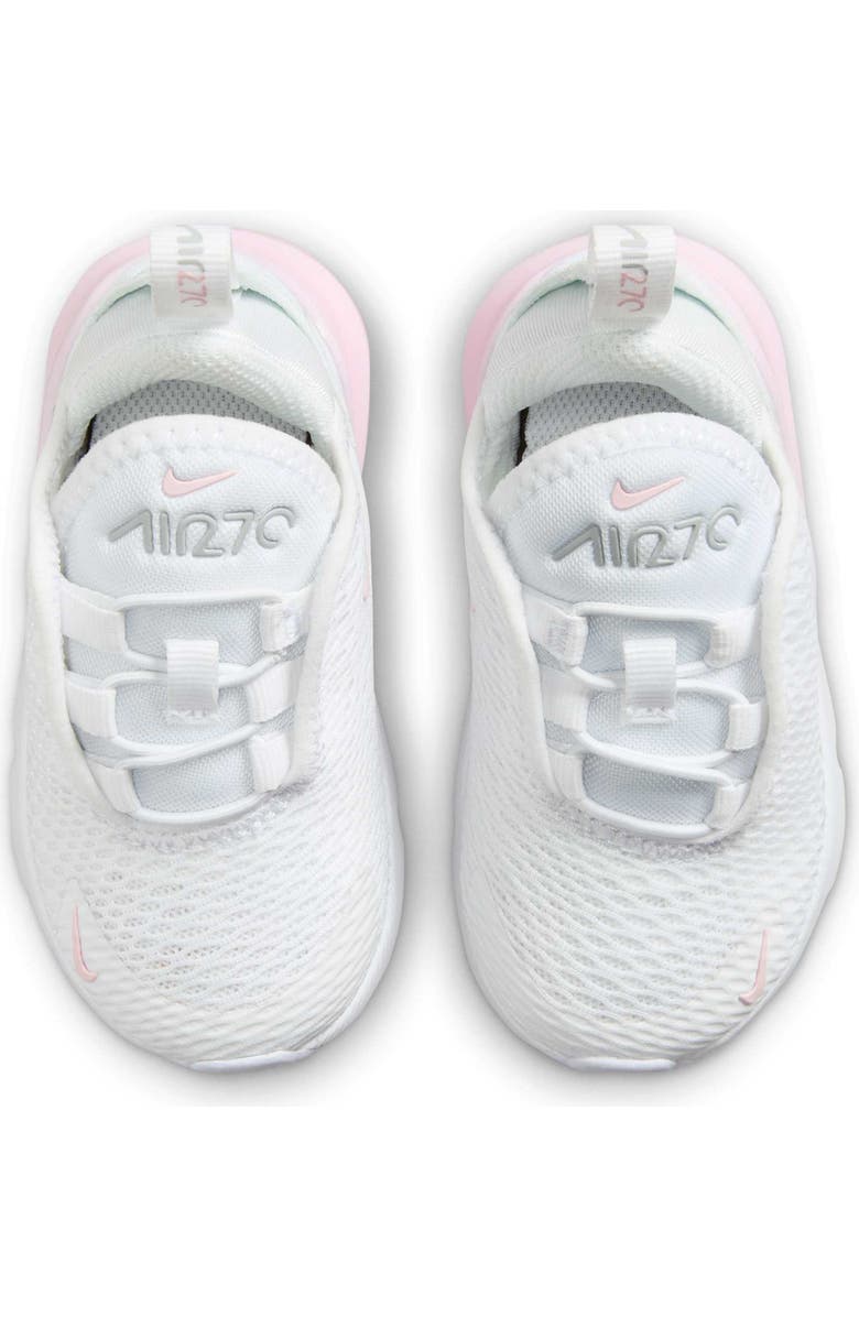 Nike Kids' Air Max 270 Sneaker, Alternate, color, 122 White/Light Smoke Grey