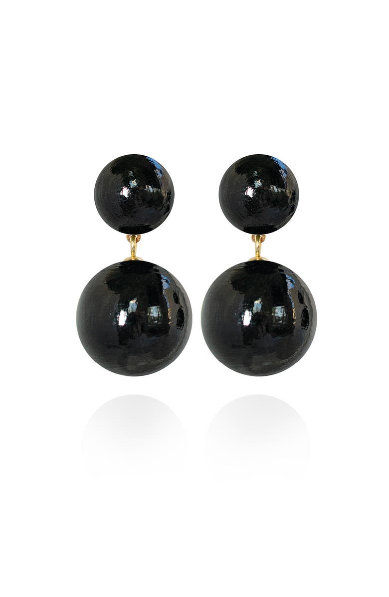 Saulė Label Sonia Classic Earrings, Main, color, Raven