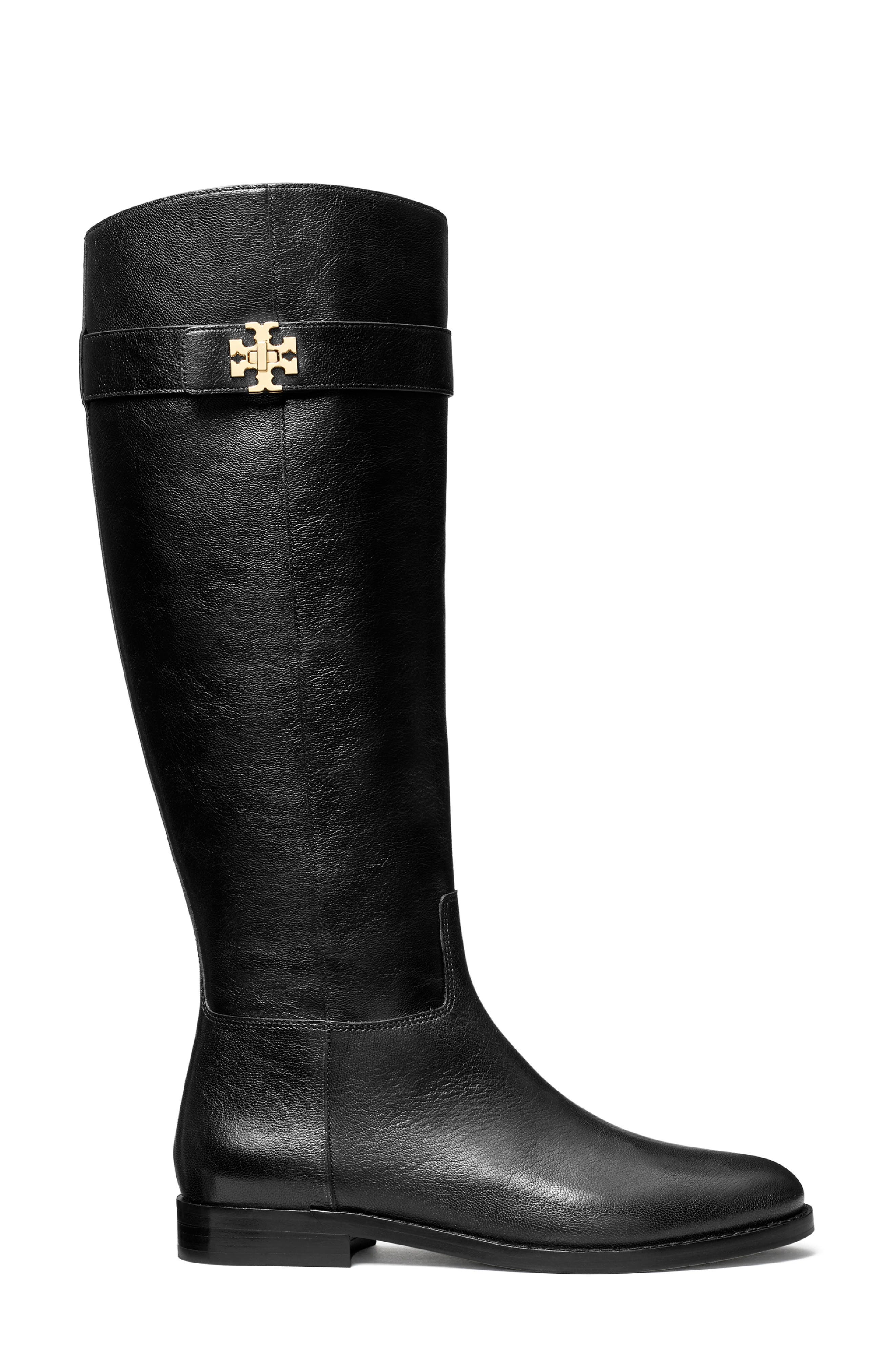 Turnlock Riding Boot, Alternate, color, PERFECT BLACK