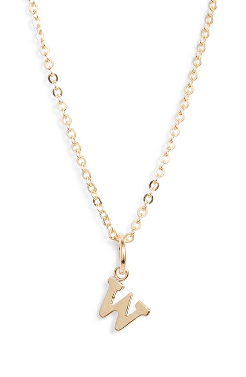 Initial Pendant Necklace