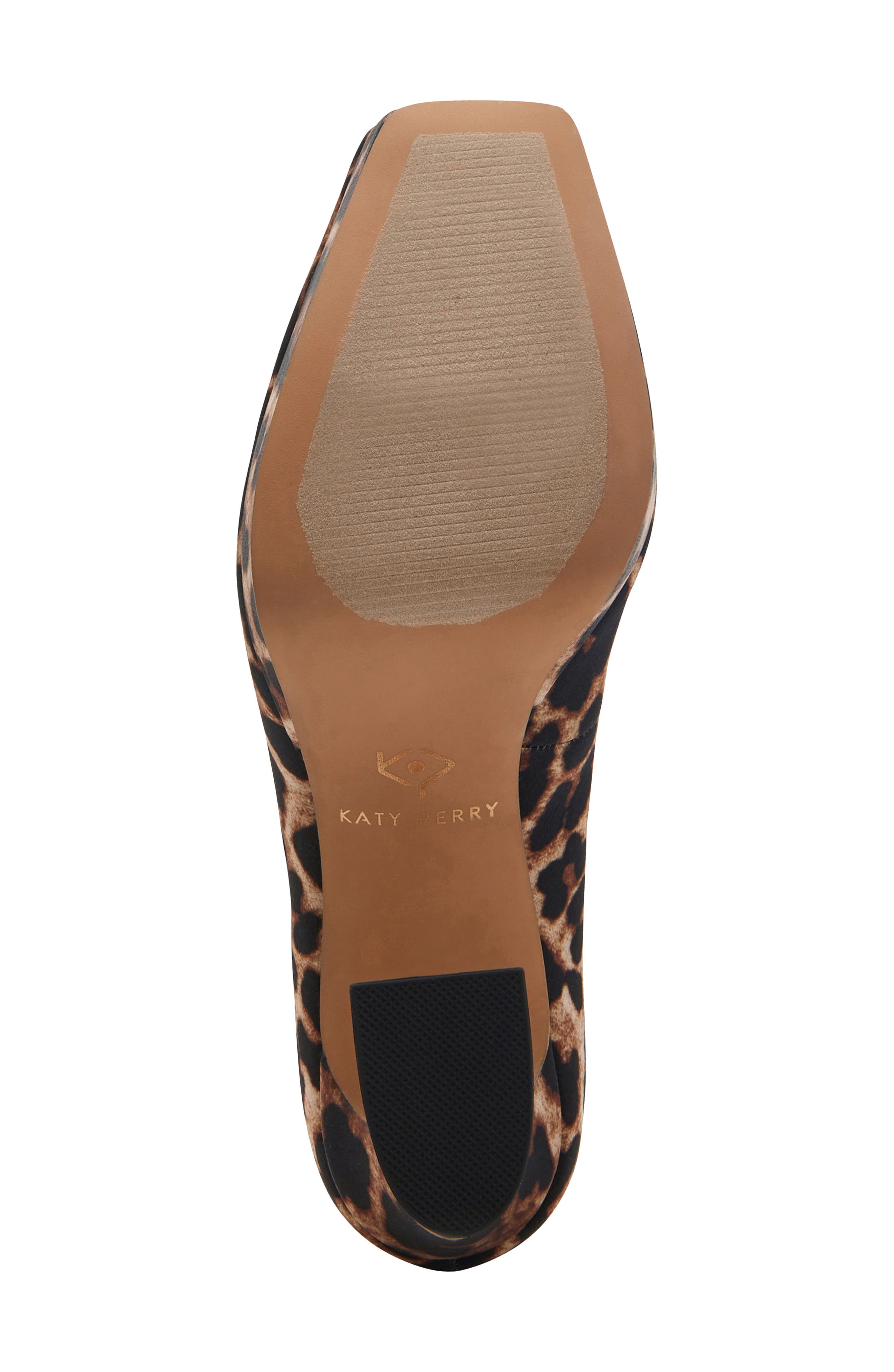 The Square Platform Pump, Alternate, color, COFFEE MULTI