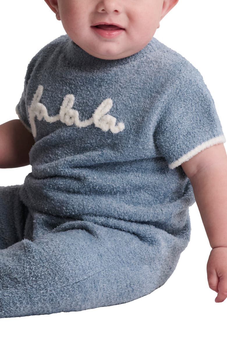 Barefoot Dreams<sup>®</sup> CozyChic<sup>™</sup> Ultra Lite<sup>®</sup> Falala Holiday Romper, Alternate, color, Blue Dusk