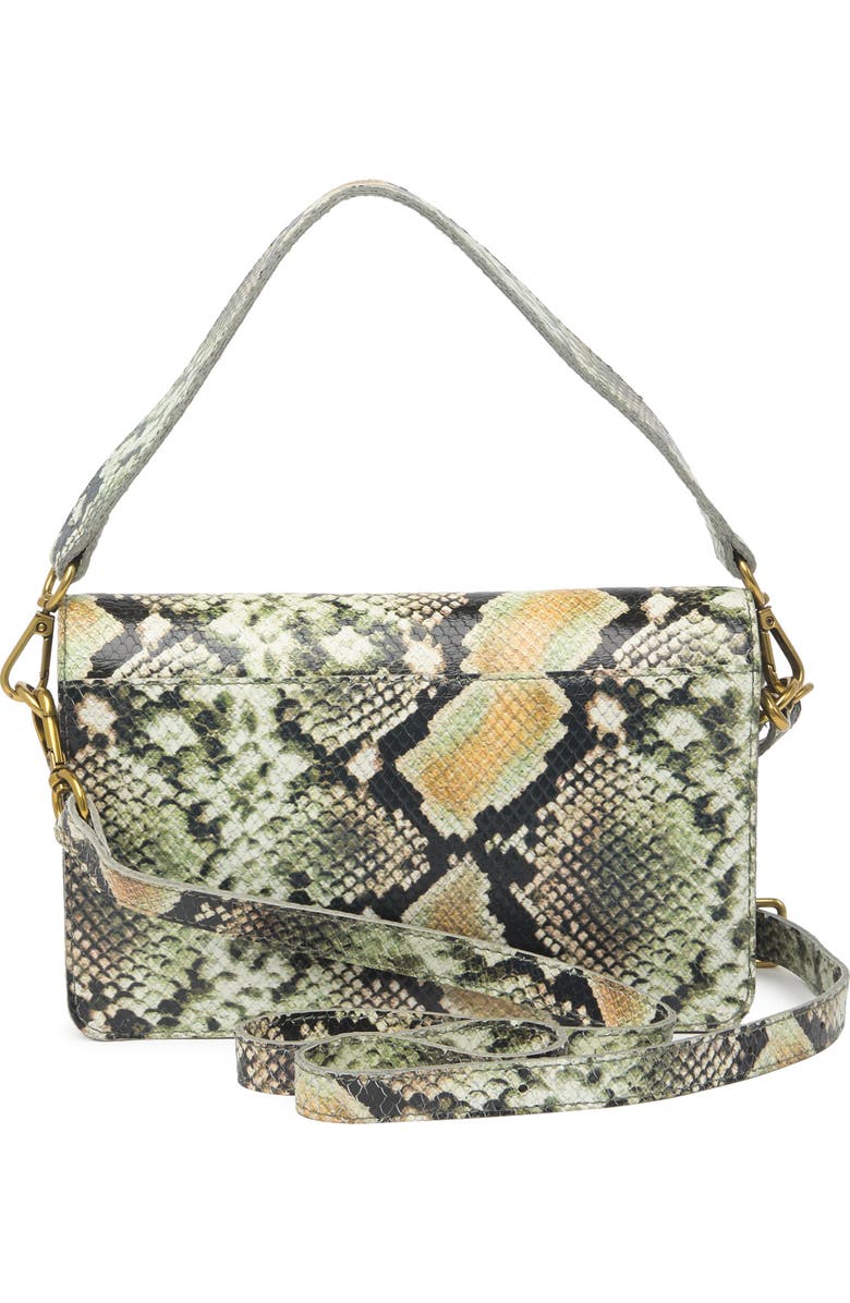 Madewell Snake Embossed Leather Convertible Crossbody Bag, Alternate, color,