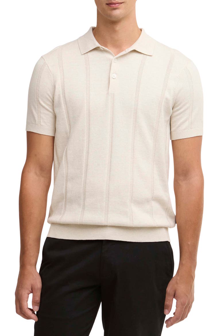Wellburn Rib Polo, Main, color, OATMEAL