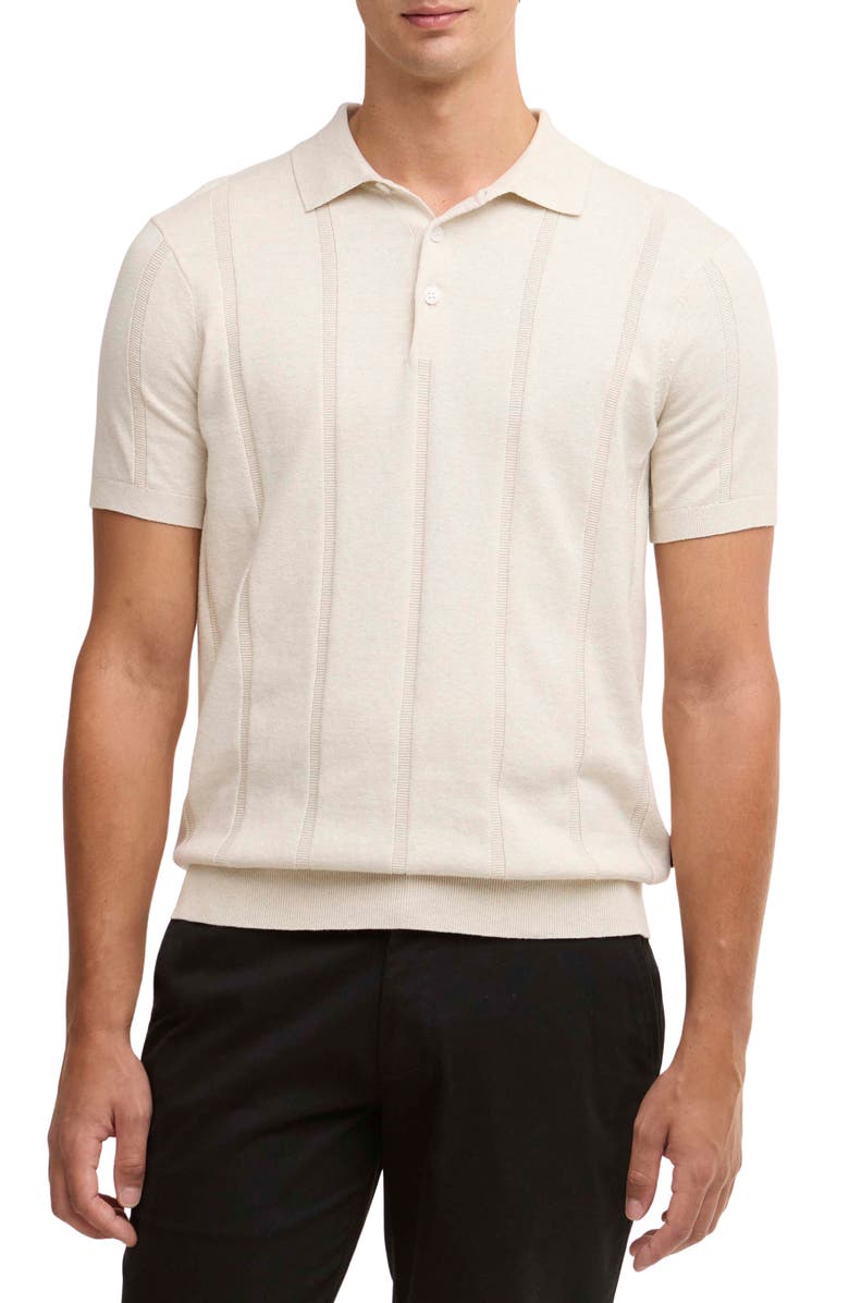 Barbour Wellburn Rib Polo, Main, color, Oatmeal