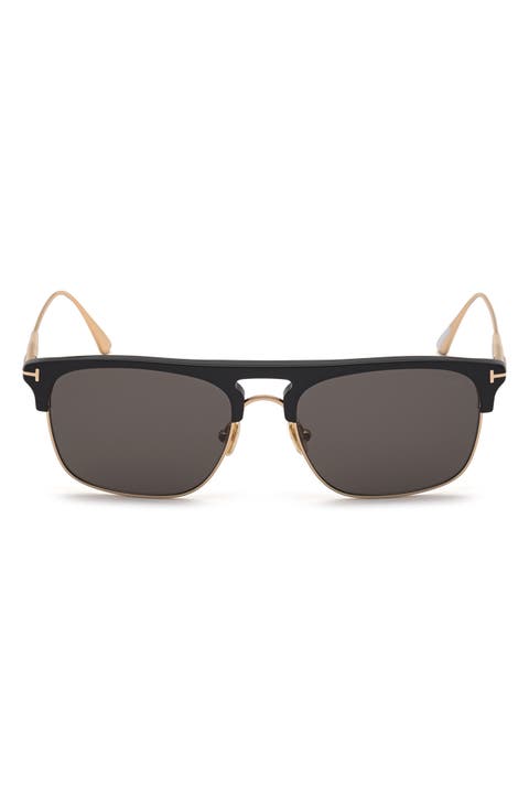 56mm Browline Sunglasses