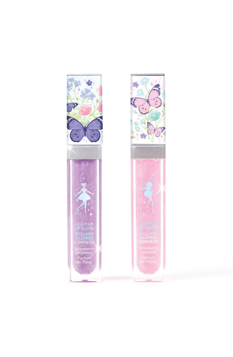 Three Cheers For Girls 3C4G Fairy Garden Lightup Lip Gloss Duo, 2 Pieces, Tweens & Girls Ages 8+, Alternate, color, Multicolored