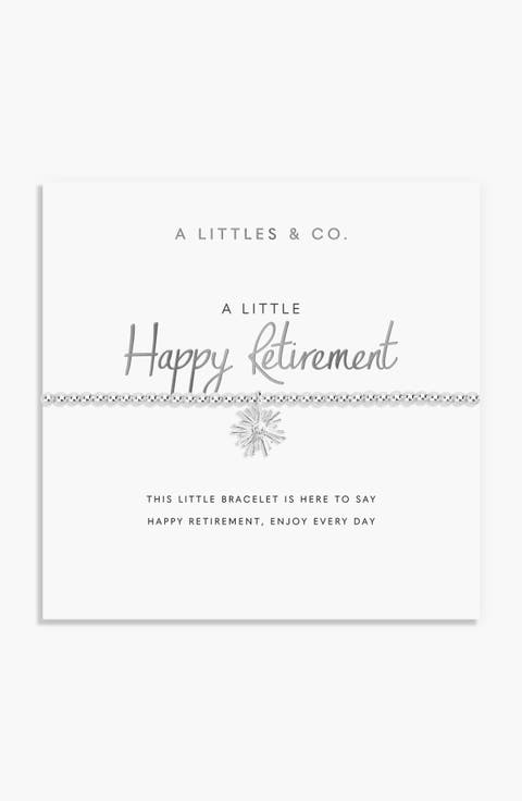 A Little 'Happy Retirement' Bracelet