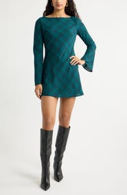 Open Edit Bias Cut Minidress