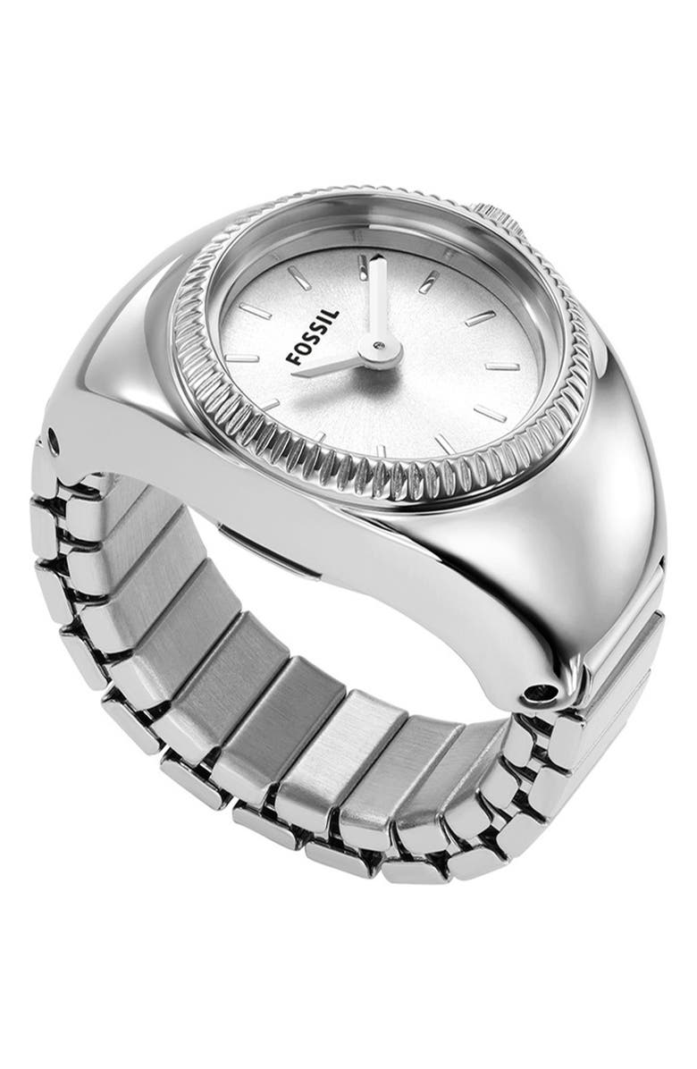 Fossil Ring Watch, 15mm, Main, color, Silver