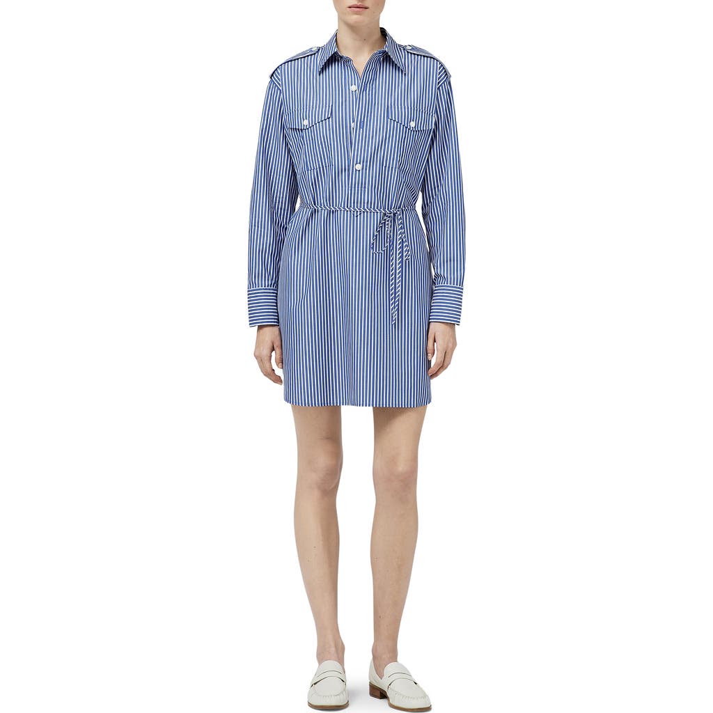 Rag & Bone Nadine Shirtdress In Blustripe