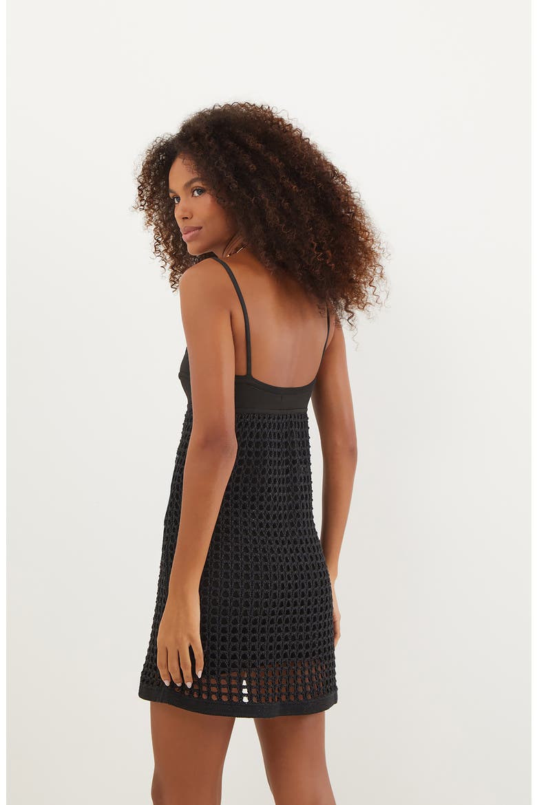 Solid Tidsy Cover-Up Dress, Alternate, color, BLACK