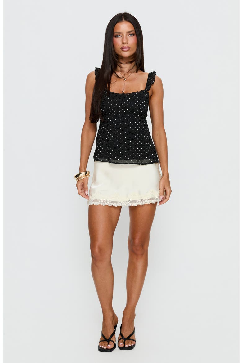 Madaleine Camisole, Alternate, color, BLACK POLKA