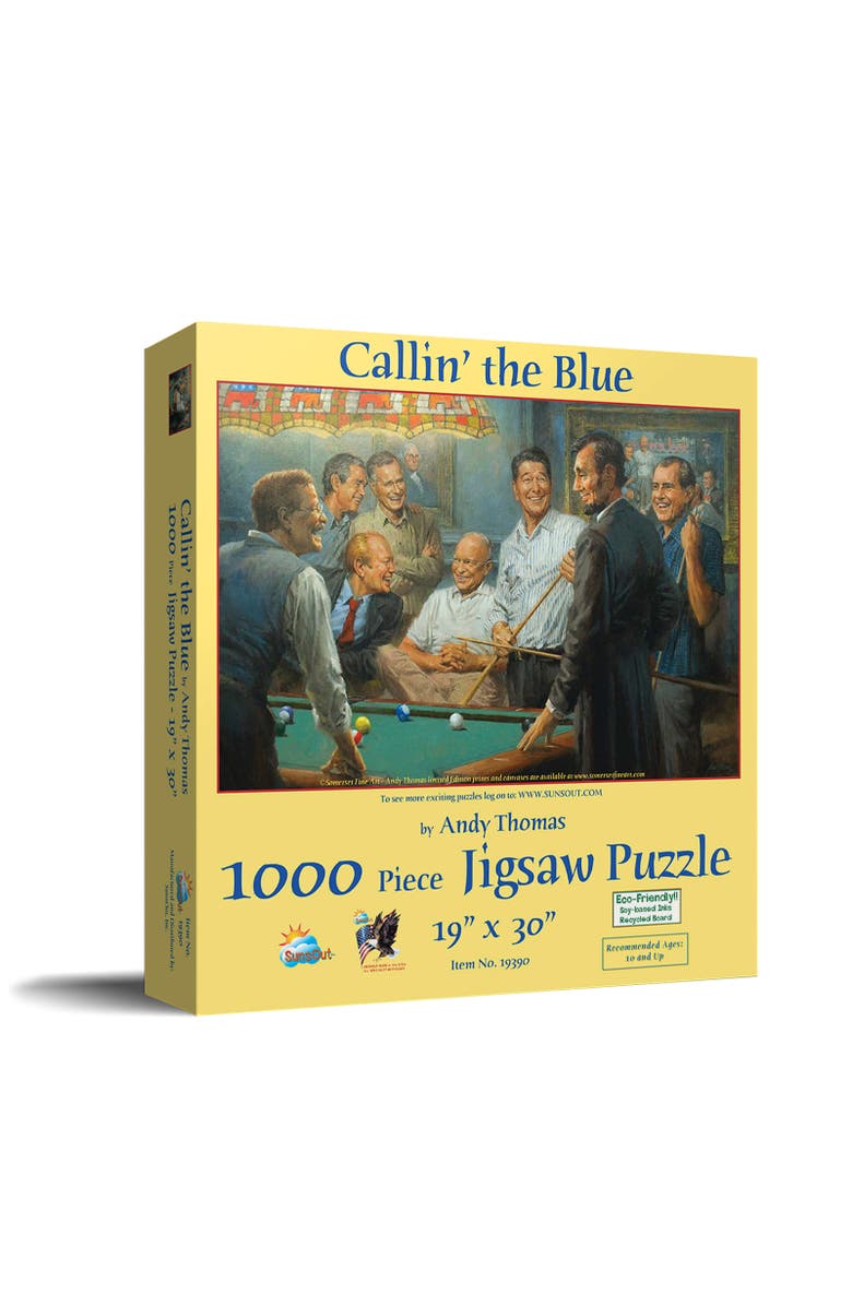 Sunsout Callin' the Blue 1000 piece Jigsaw Puzzle for Adults, Main, color, Multicolor