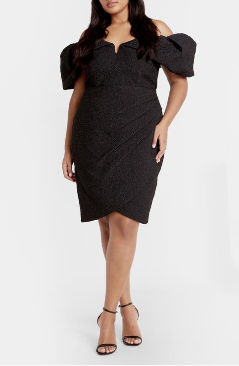 Jez Off the Shoulder Minidress (Plus)