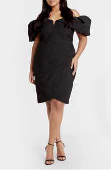 City Chic Jez Off the Shoulder Minidress