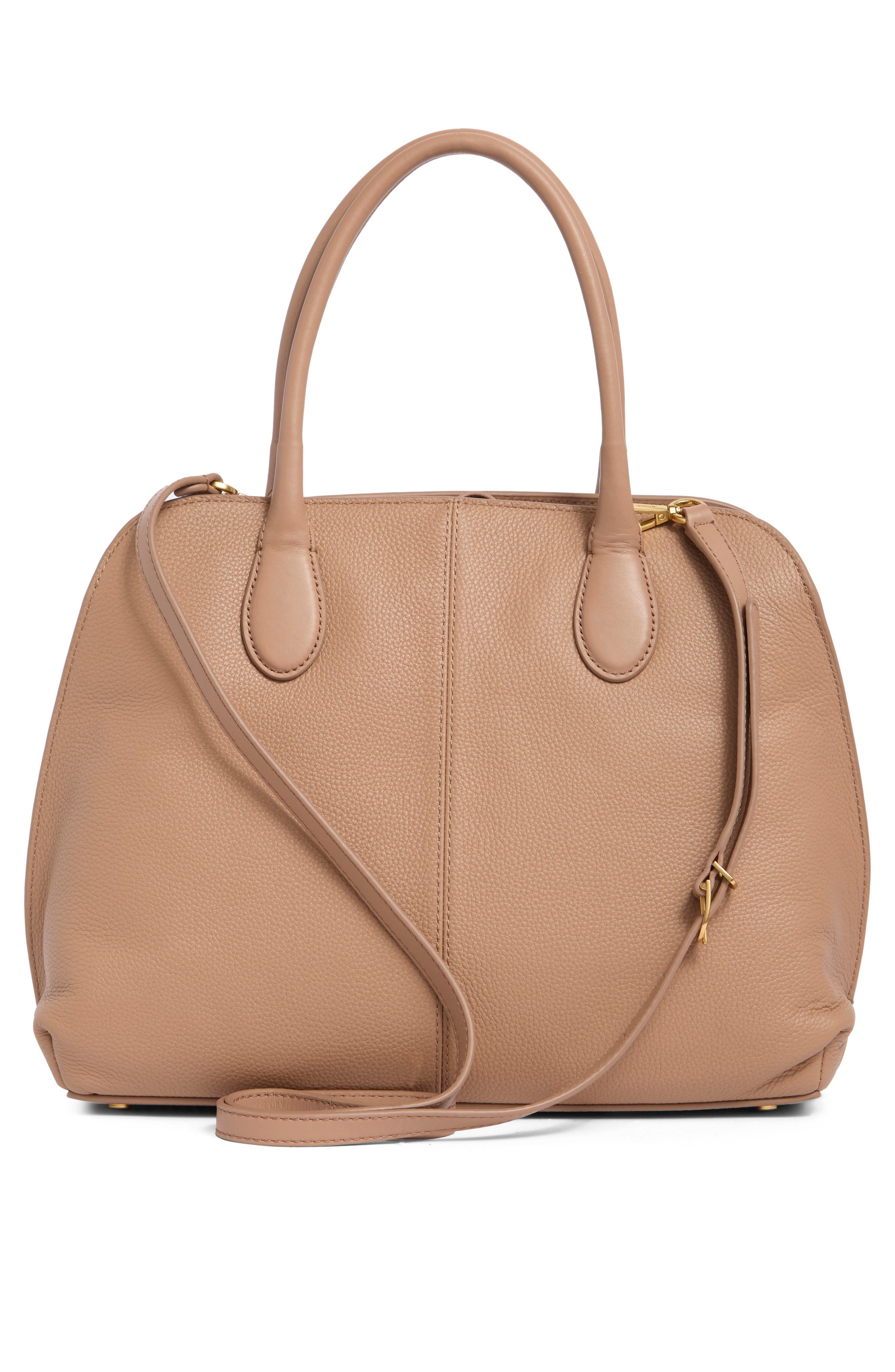 Donna Medium Satchel, Alternate, color, PECAN