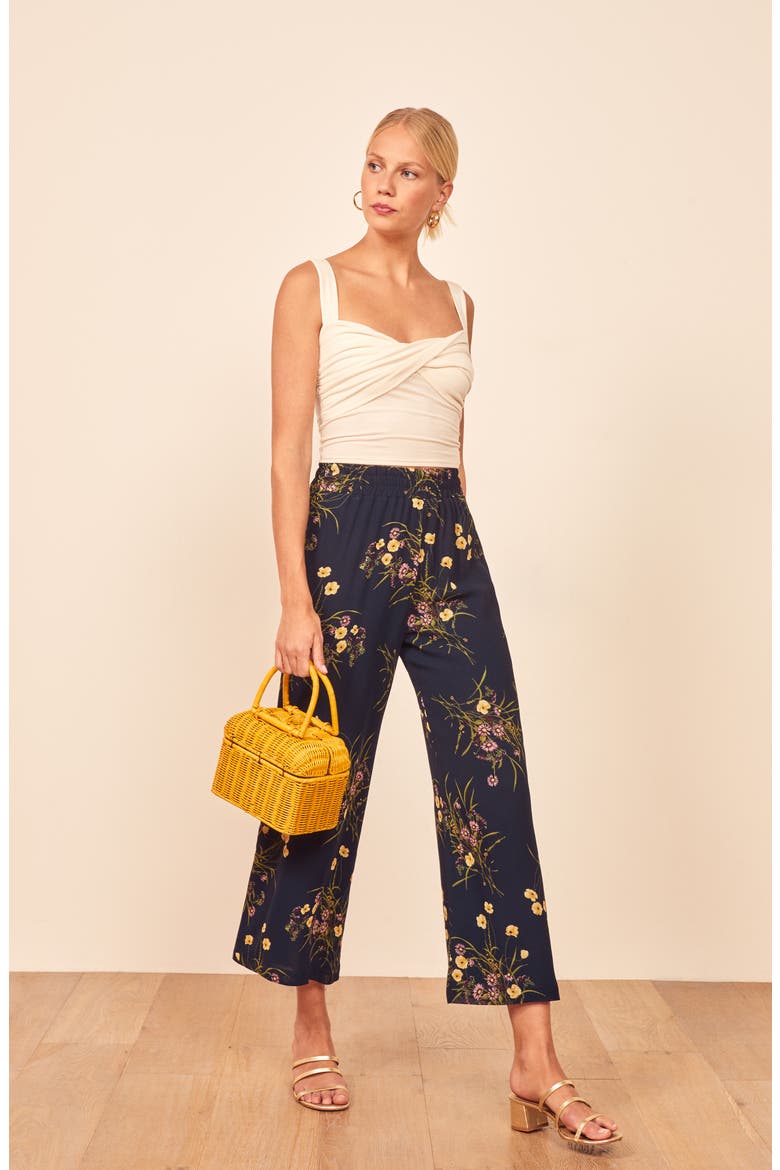 Foxy Ankle Wide Leg Pants, Alternate, color, MADEMOISELLE