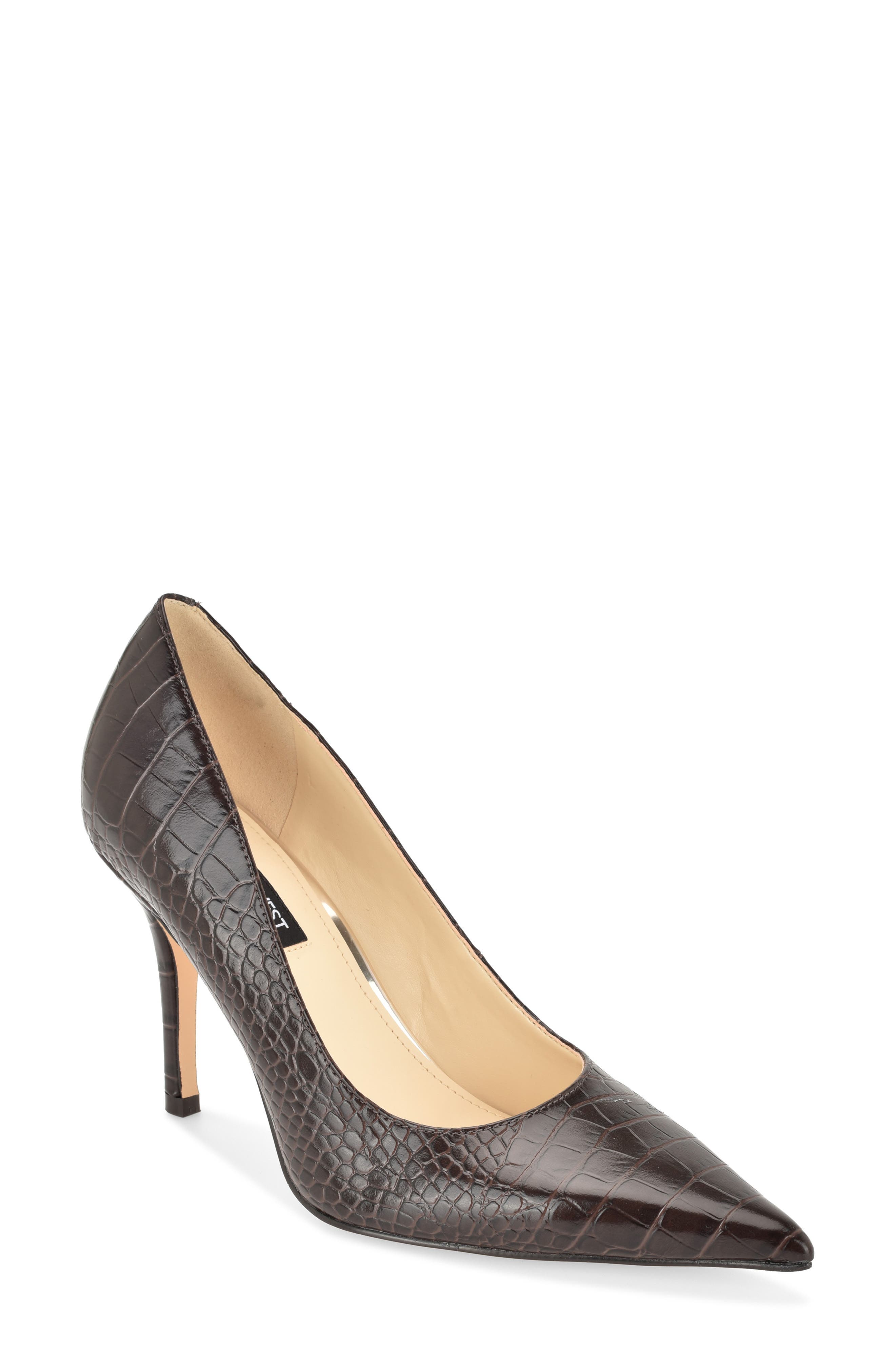 Gemmha Pointed Toe Pump, Main, color, DBR03