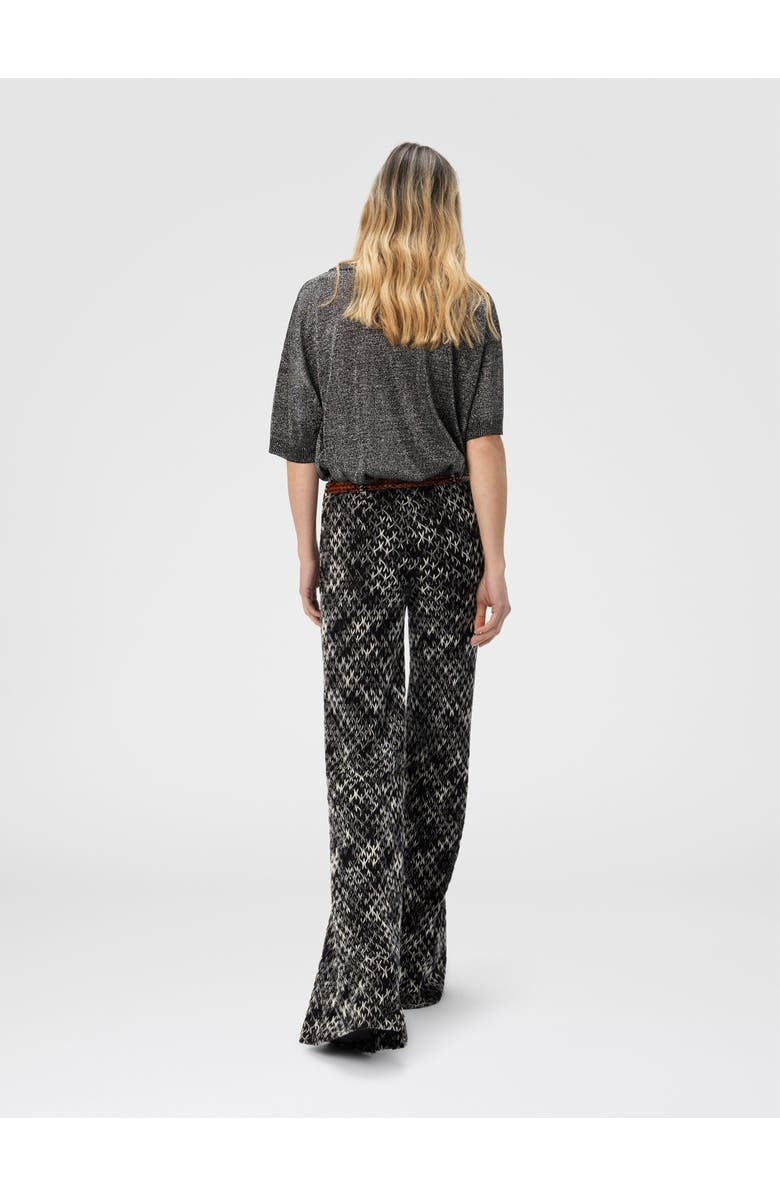 Missoni Palazzo Pants In Flame Lace, Alternate, color, Brown