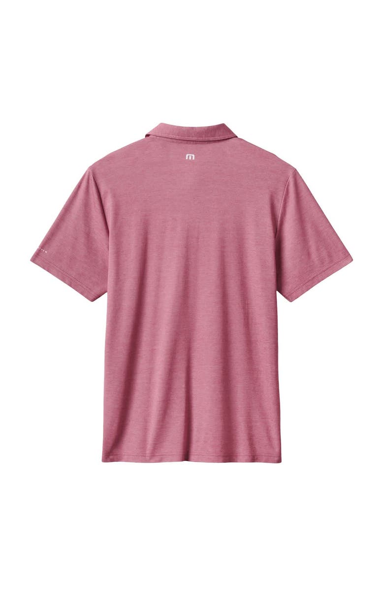 TravisMathew Men's TravisMathew Heather Red Cincinnati Reds Playoff Pitch Polo, Alternate, color, Heather Red