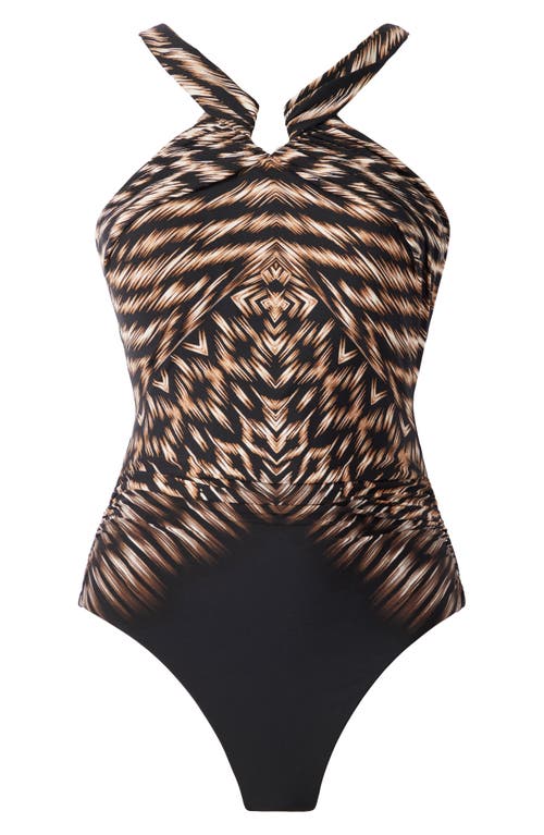 Miraclesuit Topkapi Aphrodite One Piece Swimsuit In Black/multi