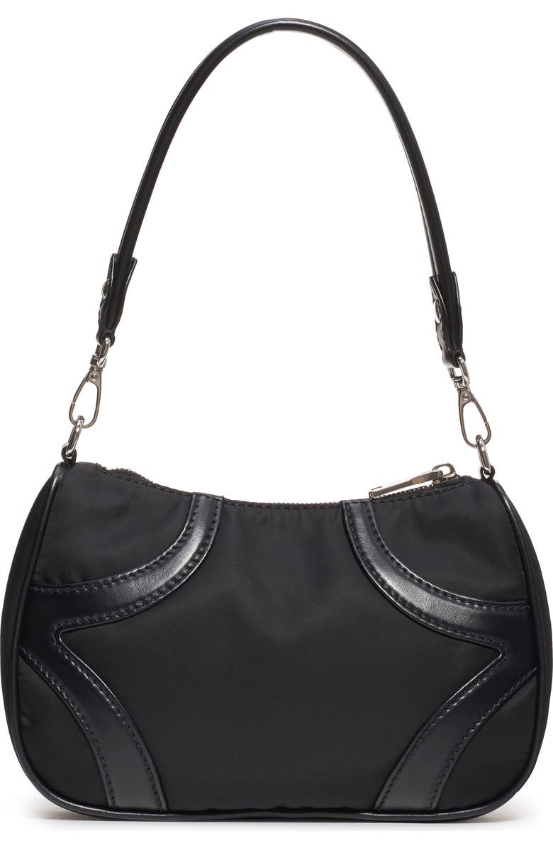 Prada Nylon & Leather Baguette Bag, Alternate, color,